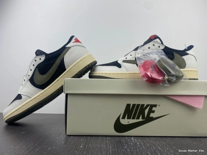 Travis OG DZ4137-106 x Air Jordan Retro Air 1 Olive Low Scott Jordan 0623
